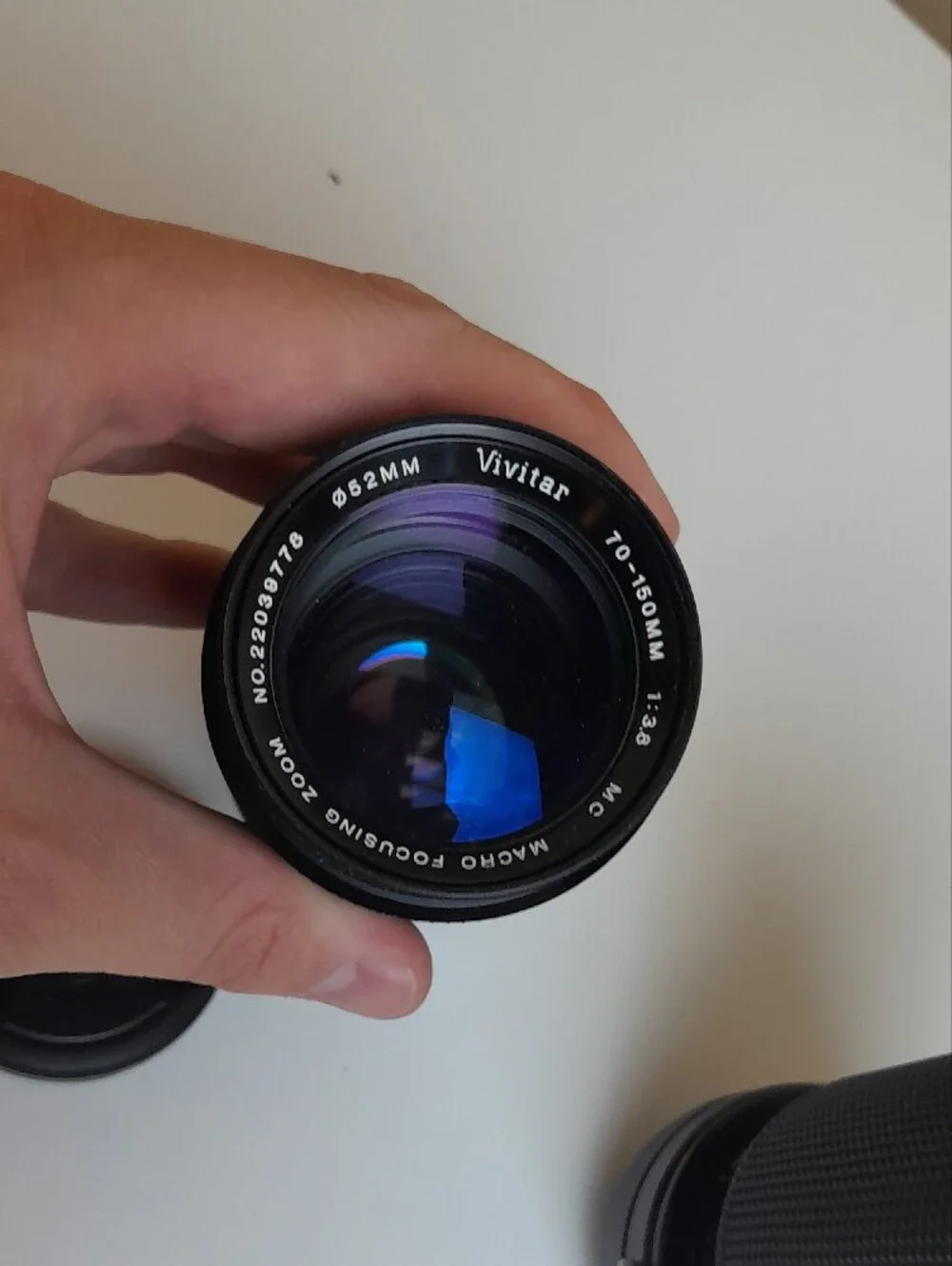 Vintage Cannon Manual Focus Telephoto Macro Lens Pair - Black